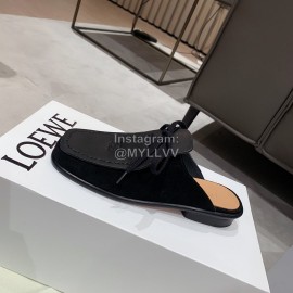 Loewe Spring New Mueller Casual Sandals For Women Black