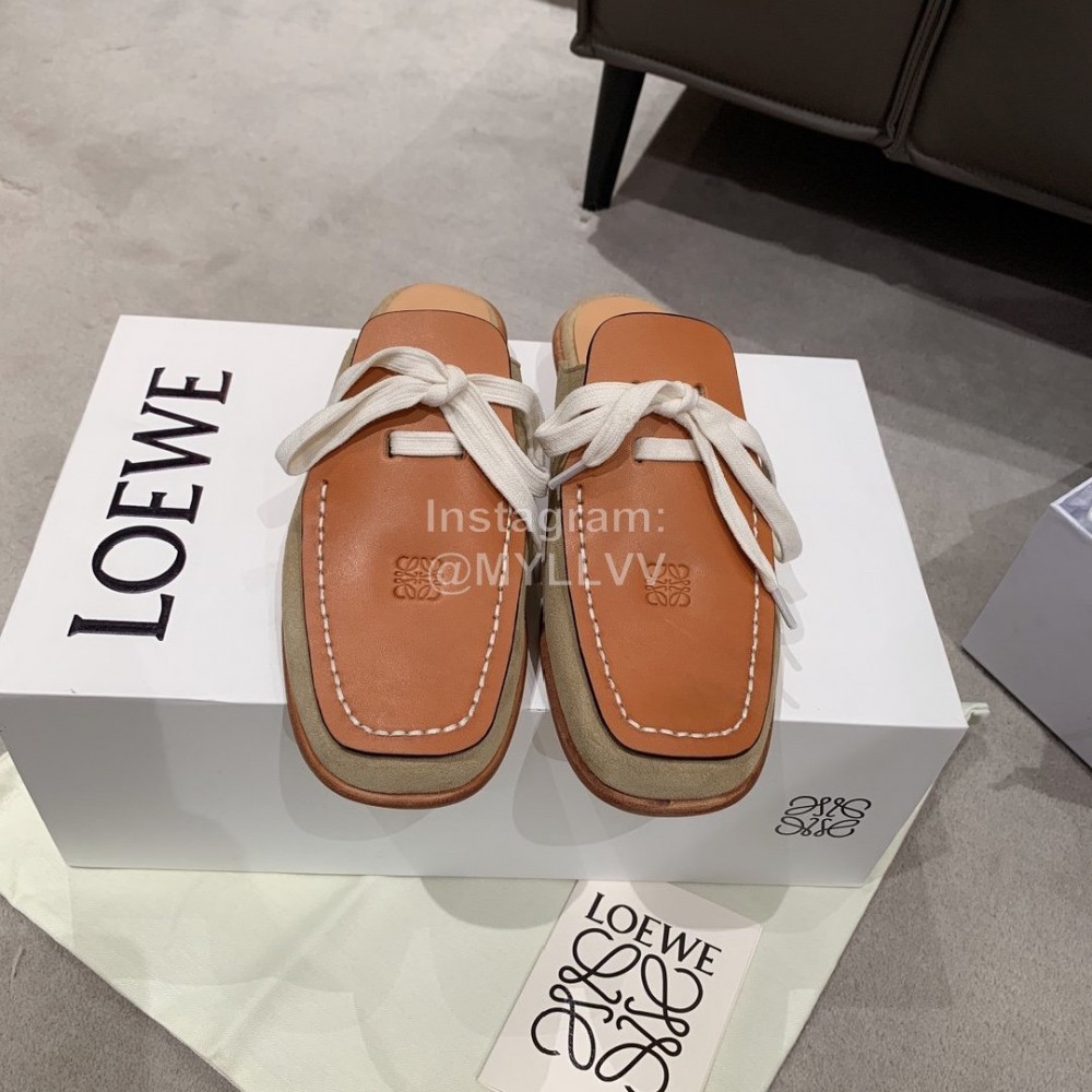 Loewe Spring New Mueller Casual Sandals For Women Brown