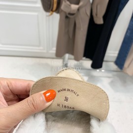 Loro Piana Soft Cashmere Suede Wool Loafers For Women