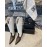 Lost In Echo Cowhide Pointed Thick High Heeled Boots For Women White