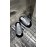 Lost In Echo Fashionable Calf Leather Down Slippers For Women Silver