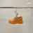 Lost In Echo Fashion Cowhide Thick Soled Lace Up Shoes For Women Orange