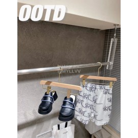 Lost In Echo Sheepskin Thick Soled Sandals For Women Beige