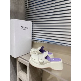 Lost In Echo Sheepskin Thick Soled Sandals For Women White