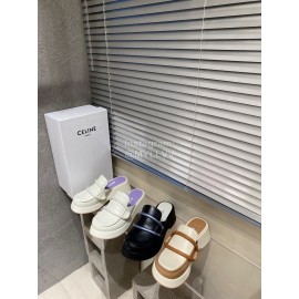 Lost In Echo Sheepskin Thick Soled Sandals For Women White