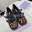 Lost In Echo Leather Leopard Print Thick Soled Mary Jane Shoes For Women 