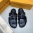 LV Summer Calf Leather Casual Slippers For Men