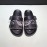 LV Black Calf Leather Ribbon Honolulu Slippers For Men