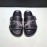 LV Calf Leather Ribbon Black Honolulu Slippers For Men
