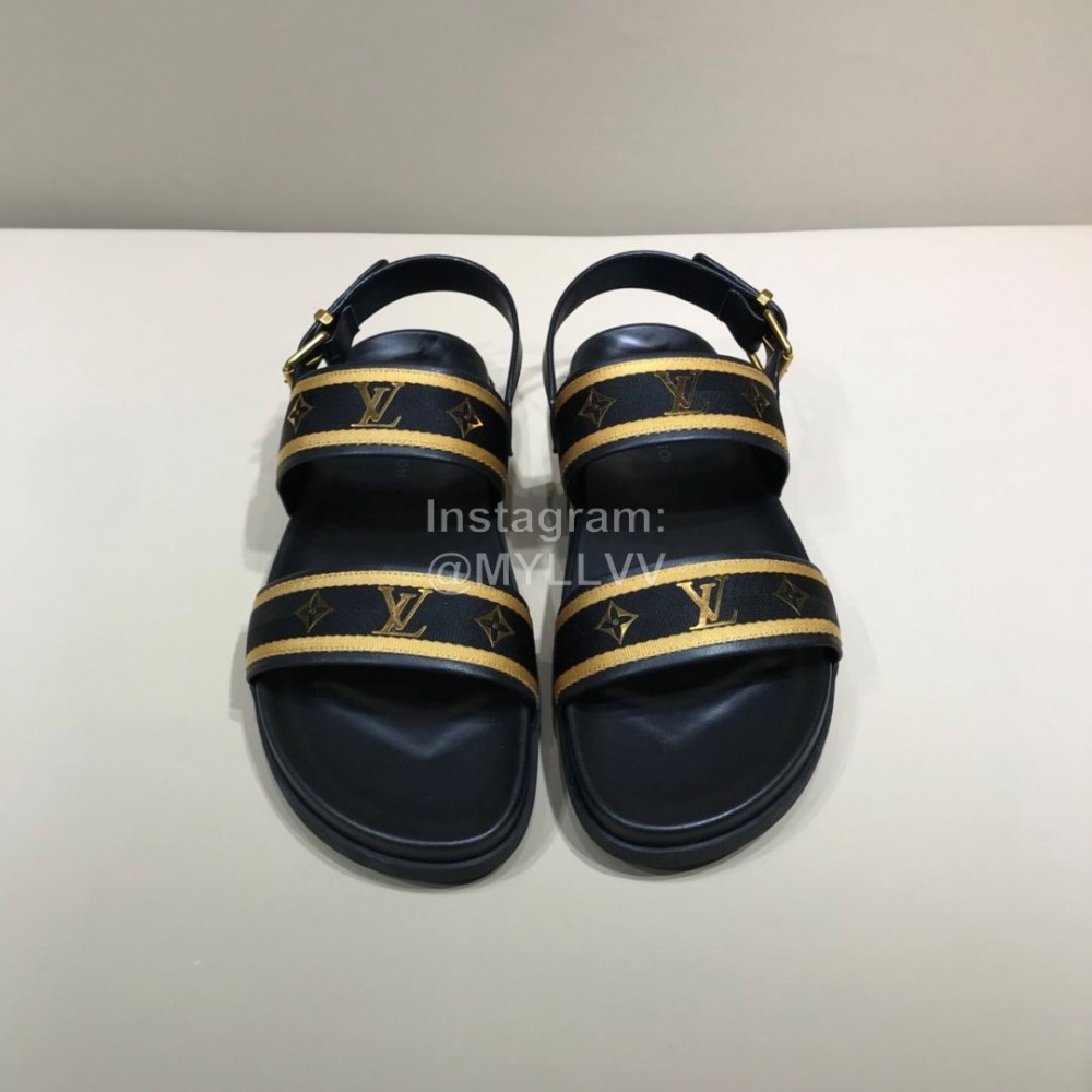 LV Cowhide Monogram Ribbon Scandals For Men