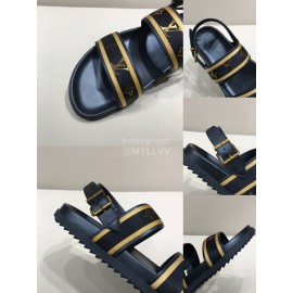 LV Cowhide Monogram Ribbon Scandals For Men