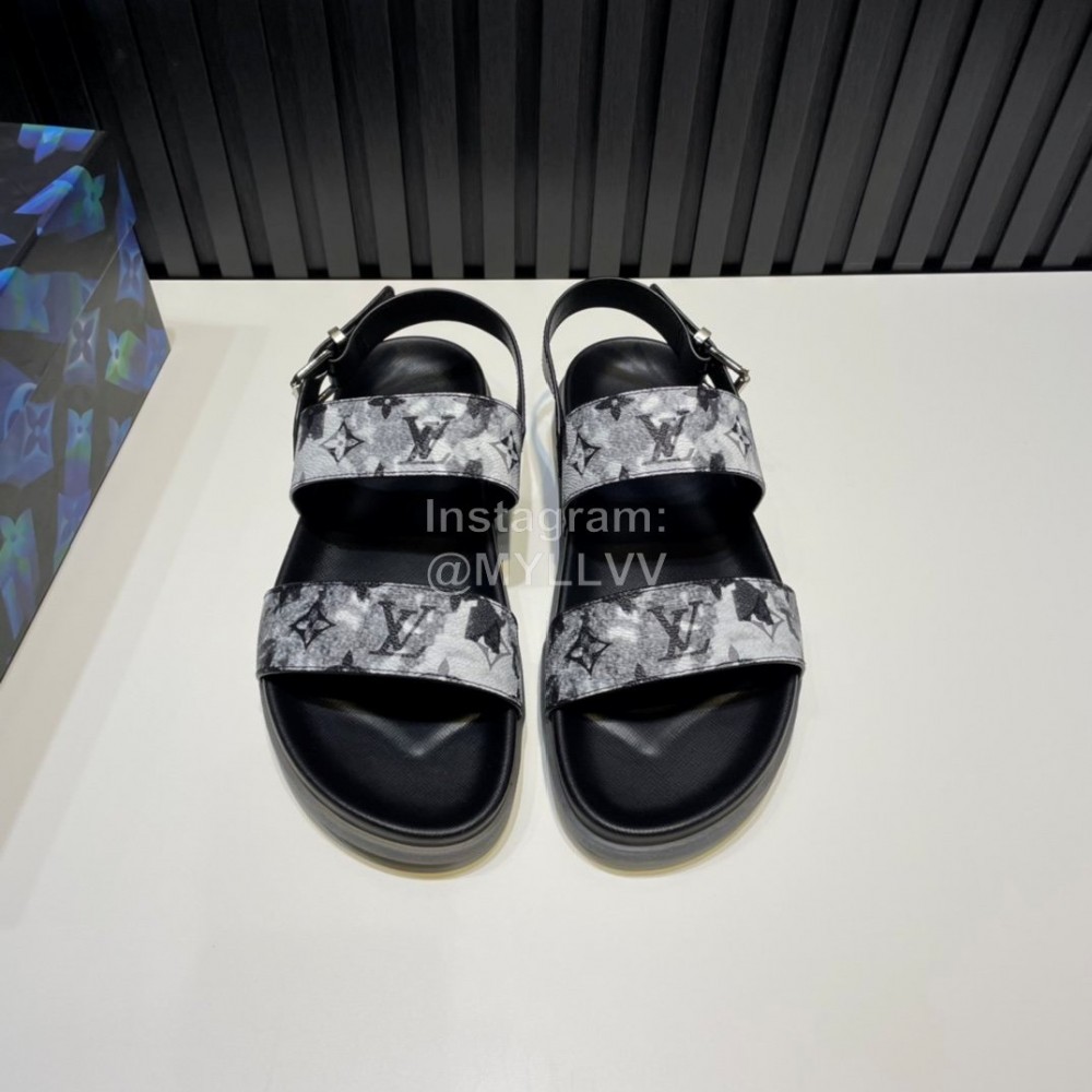 LV Cowhide Monogram Scandals For Men Black