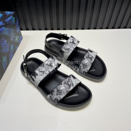 LV Cowhide Monogram Scandals For Men Black