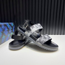 LV Cowhide Monogram Scandals For Men Black