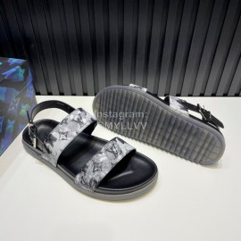 LV Cowhide Monogram Scandals For Men Black