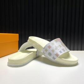 LV Summer Fashion Printed Slippers For Men