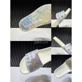 LV Summer Fashion Printed Slippers For Men
