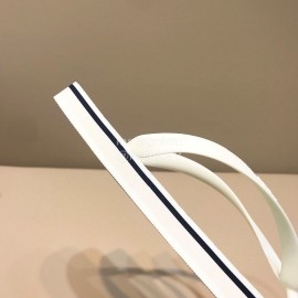 LV Summer Monogram Flip Flops For Men White