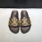 LV Calf Leather Monogram Embroidery Slippers For Men Black