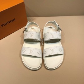 LV Classic Monogram Cowhide Scandals For Men White