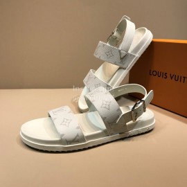 LV Classic Monogram Cowhide Scandals For Men White