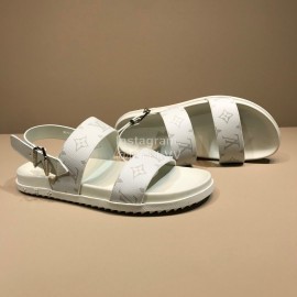 LV Classic Monogram Cowhide Scandals For Men White