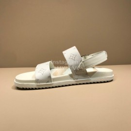 LV Classic Monogram Cowhide Scandals For Men White