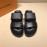 LV Summer Classic Monogram Cowhide Slippers For Men Black