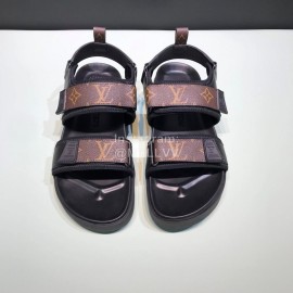 LV Summer Monogram Printed Cowhide Scandals For Men 
