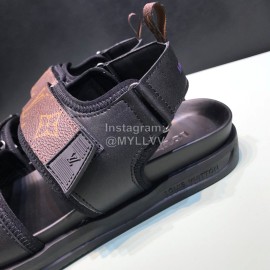 LV Summer Monogram Printed Cowhide Scandals For Men 