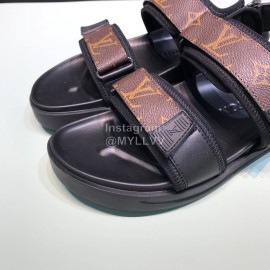 LV Summer Monogram Printed Cowhide Scandals For Men 
