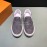LV Casual Monogram Canvas Shoes For Men Gray