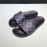 LV Summer Damier Leather Printed Casual Slippers For Men Black