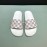 LV Summer Damier Leather Printed Casual Slippers For Men White