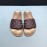 LV Summer Damier Leather Printed Casual Slippers For Men Coffee