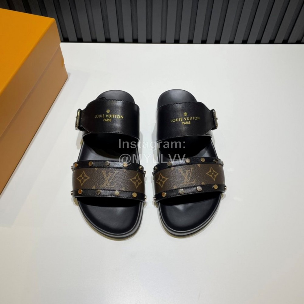 LV Summer Cowhide Rivet Scandals For Men