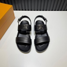 LV Summer Cowhide Scandals For Men Black