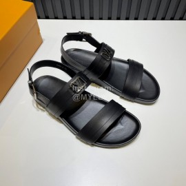 LV Summer Cowhide Scandals For Men Black