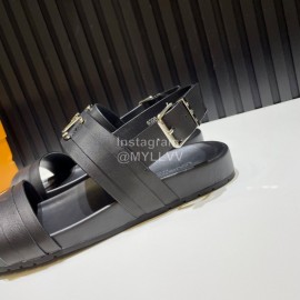 LV Summer Cowhide Scandals For Men Black