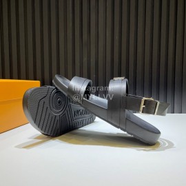 LV Summer Cowhide Scandals For Men Black