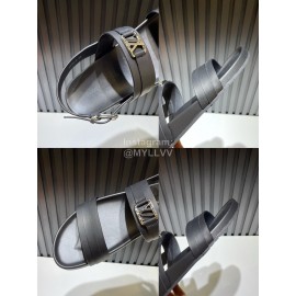 LV Summer Cowhide Scandals For Men Black
