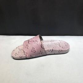 LV Summer Monogram Cowhide Slippers For Men 