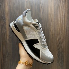 LV Summer Mesh Cowhide Sneakers For Men Gray