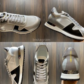 LV Summer Mesh Cowhide Sneakers For Men Gray