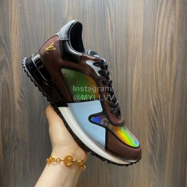 LV Summer Fashion Monogram Cowhide Sneakers For Men 