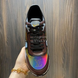 LV Summer Fashion Monogram Cowhide Sneakers For Men 