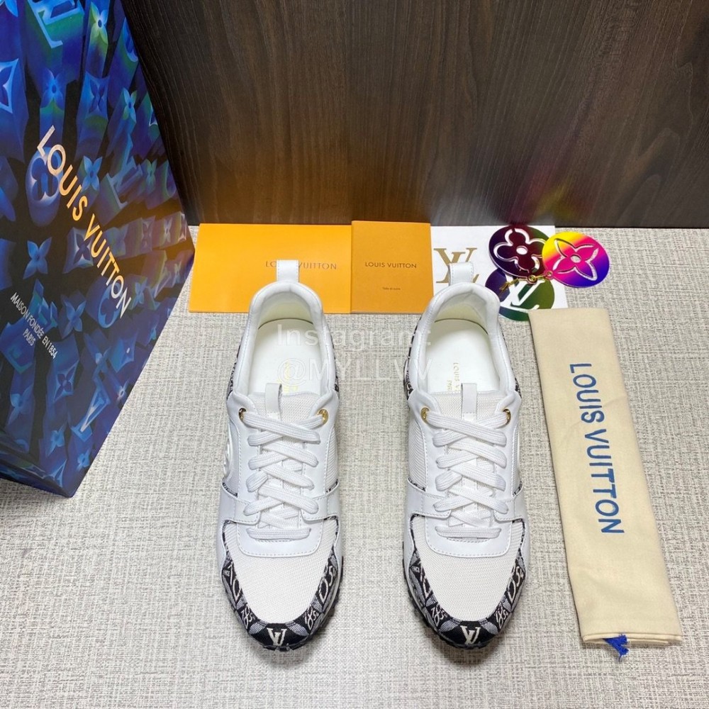 LV Summer Mesh Calf Leather Lace Up Sneakers For Men