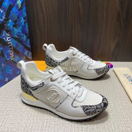 LV Summer Mesh Calf Leather Lace Up Sneakers For Men