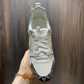 LV Summer Mesh Calf Leather Lace Up Sneakers For Men