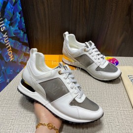LV Summer Fashion Calf Leather Lace Up Sneakers For Men